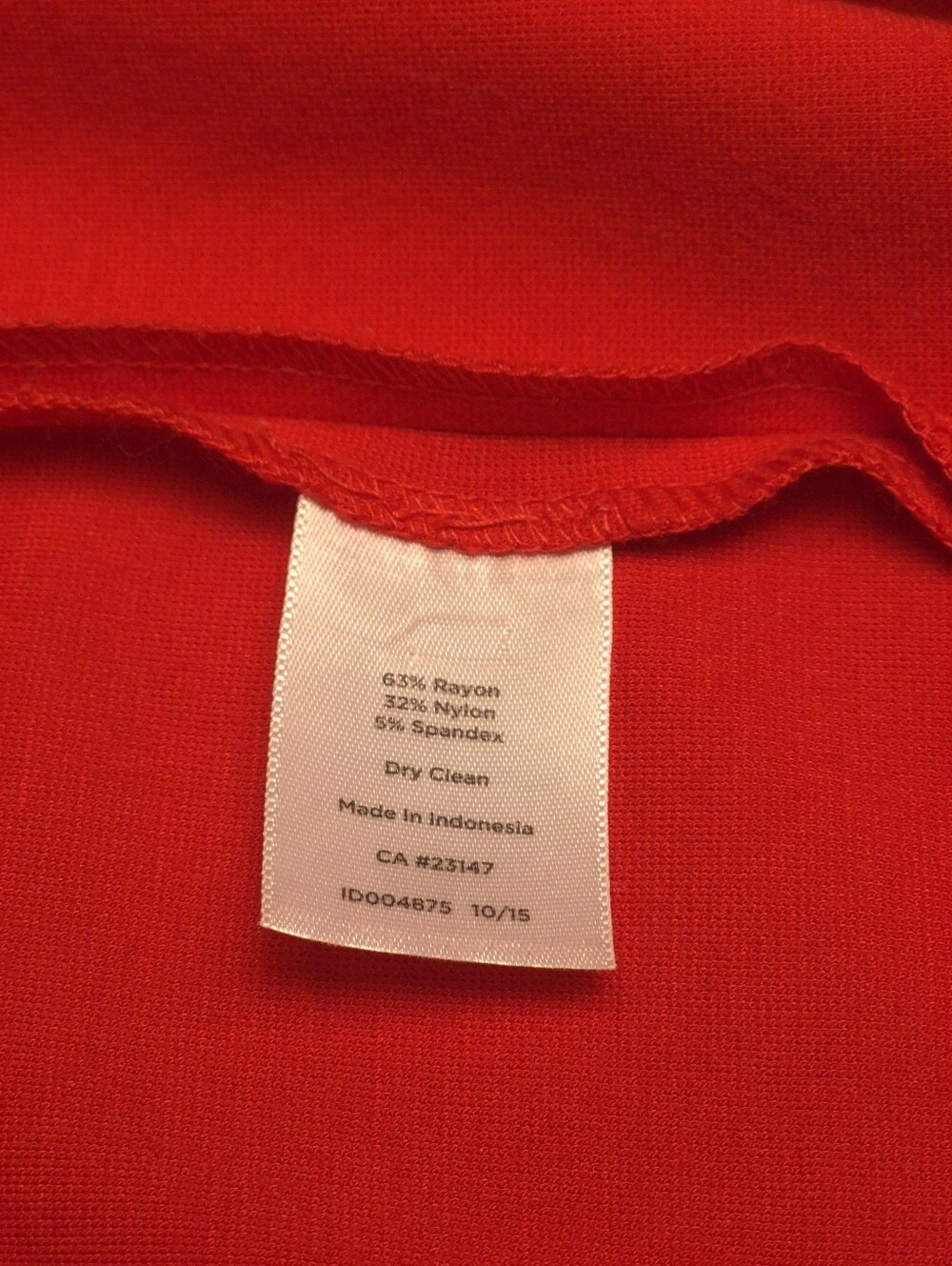 Talbots Red Sheath Dress Petite 14P Career Cocktail Wedding Guest Classic - Picture 9 of 9